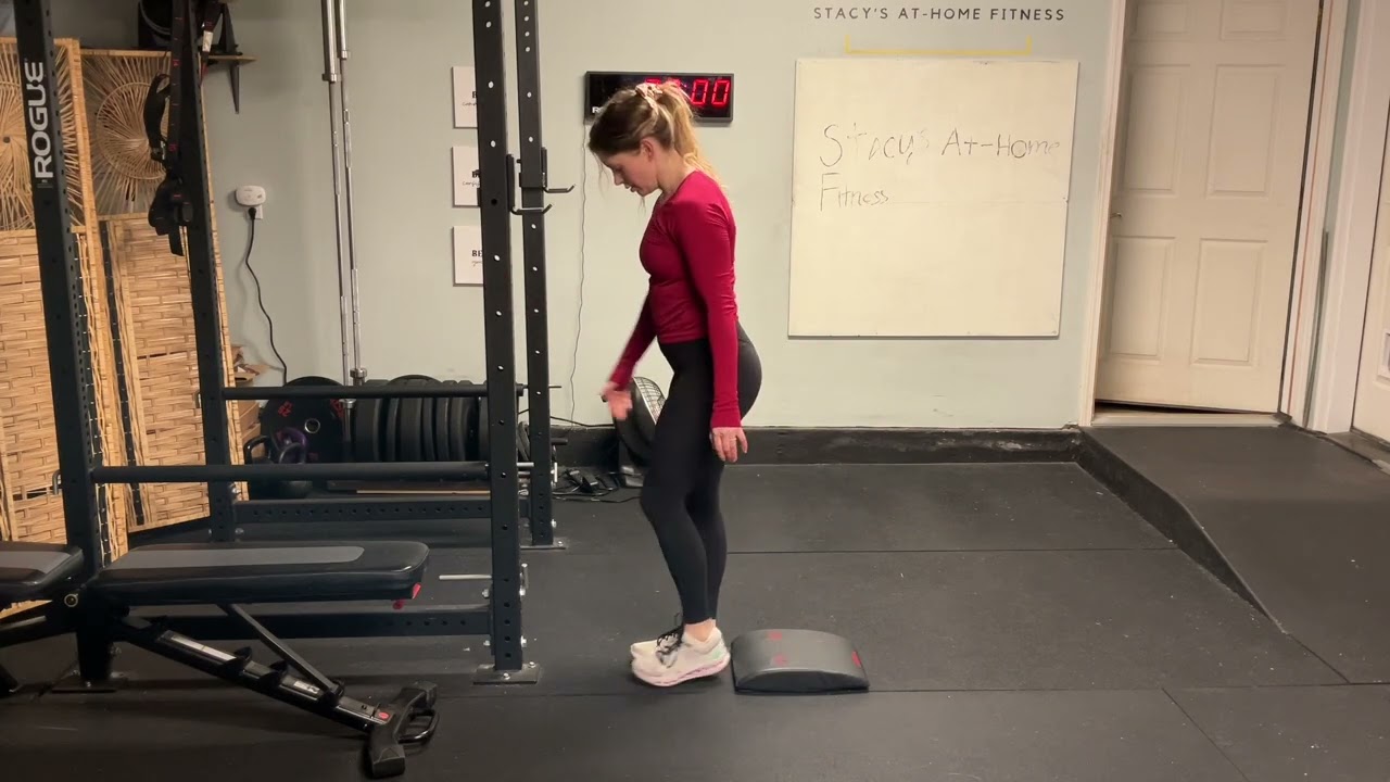 Assisted Shrimp Squat w/Quad Pull