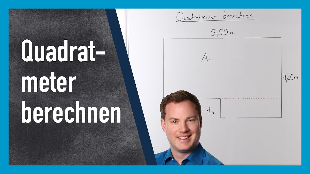 Quadratmeter berechnen: Beispiel und Erklärung