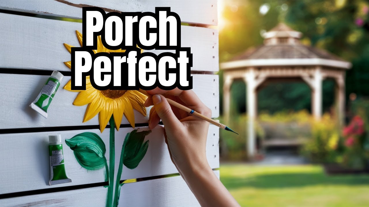 Vibrant DIY Sunflower Painting for Your Porch!