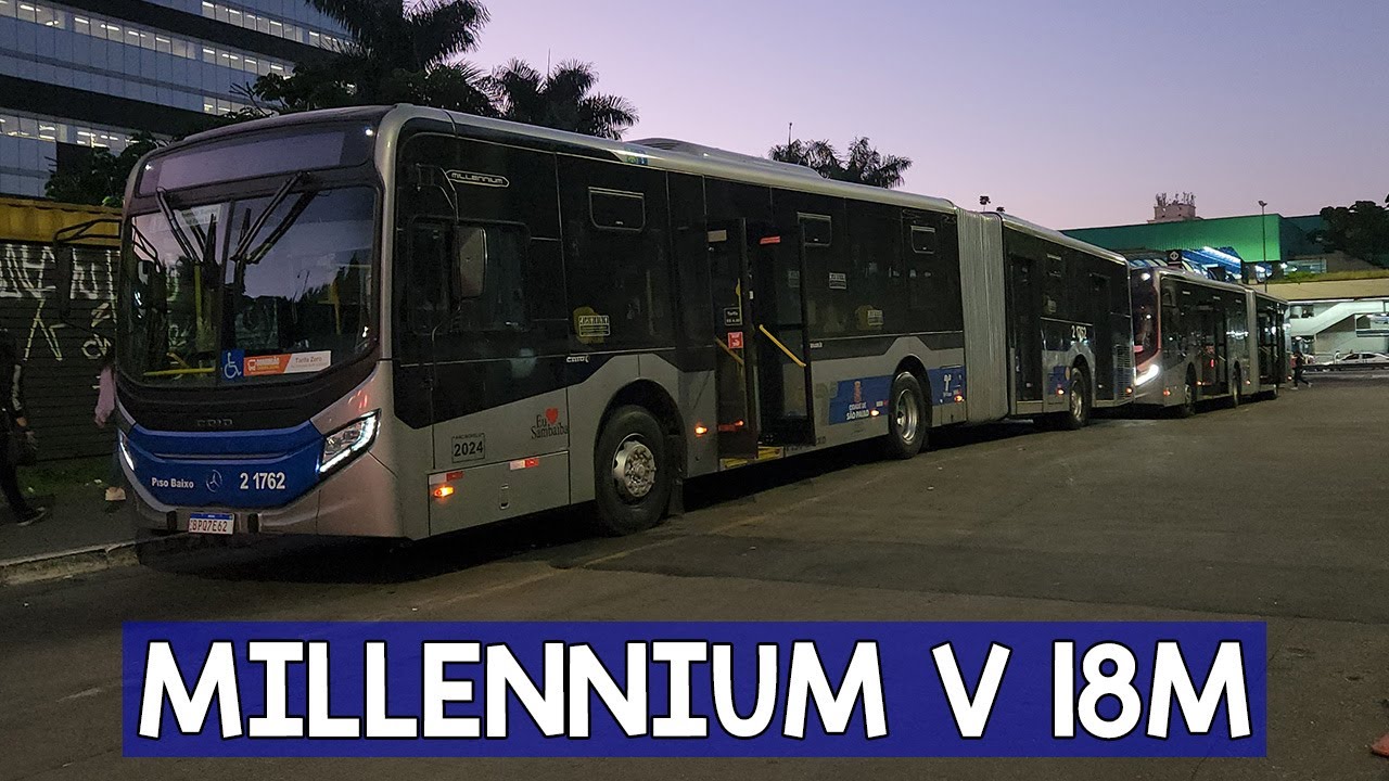 Ônibus | Caio Millennium V articulado em operação nas linhas da Sambaíba
