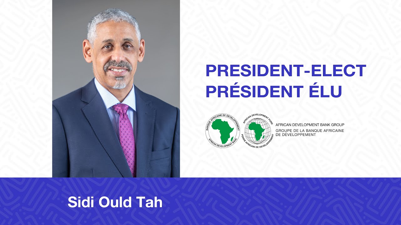 Sidi Ould Tah, President-elect: 