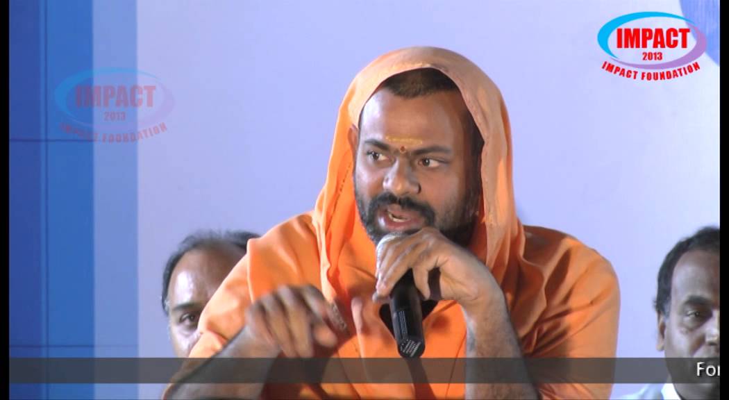 Sri paripoornanda gari speech at IMPACT2013Dec inaugural ( Great Telugu Speeches)