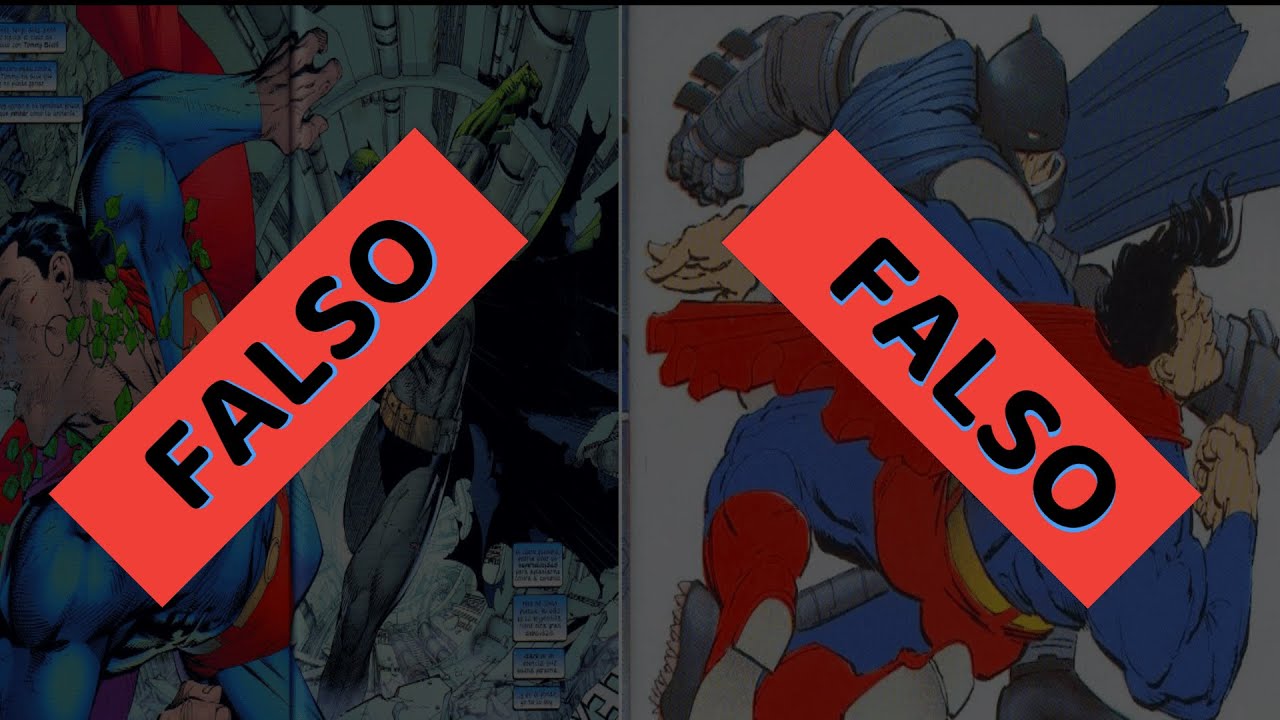 LAS FALSAS VICTORIAS DE BATMAN CONTRA SUPERMAN