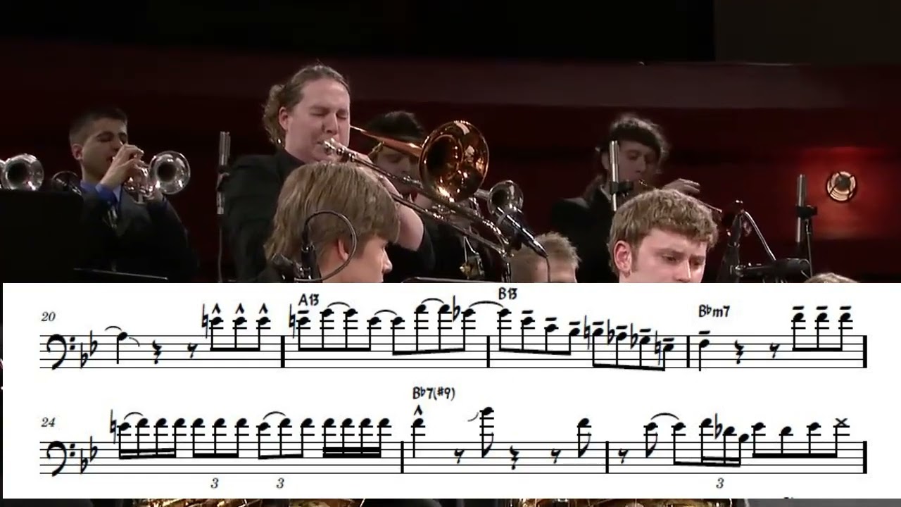 When UNT funks you up good ! Solo Trombone Transcription - The Jody Grind - ft. Jenny Kellogg