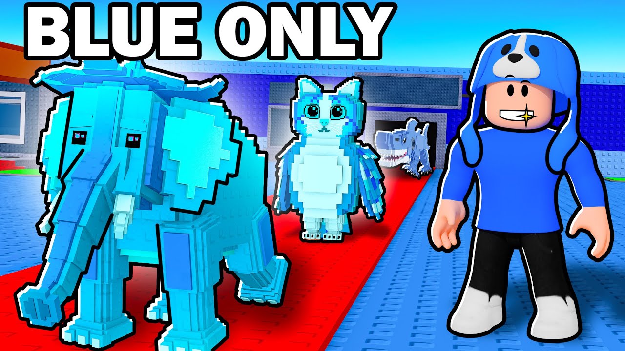 $0 To $1 TRILLION With BLUE ONLY Brainrots In Steal A Brainrot..