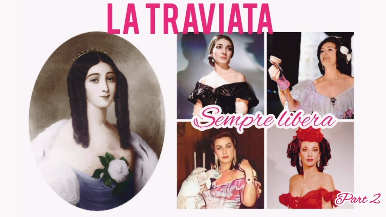La traviata - Sempre libera ending Comparison Part 2: Maria Callas Virginia Zeani Joan Sutherland...