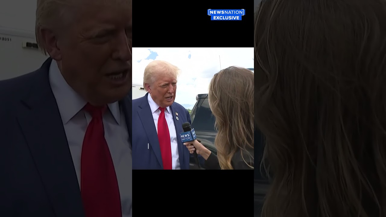 &laquo;Мы в опасности&raquo;: Трамп поспешно скрылся во время интервью NewsNation