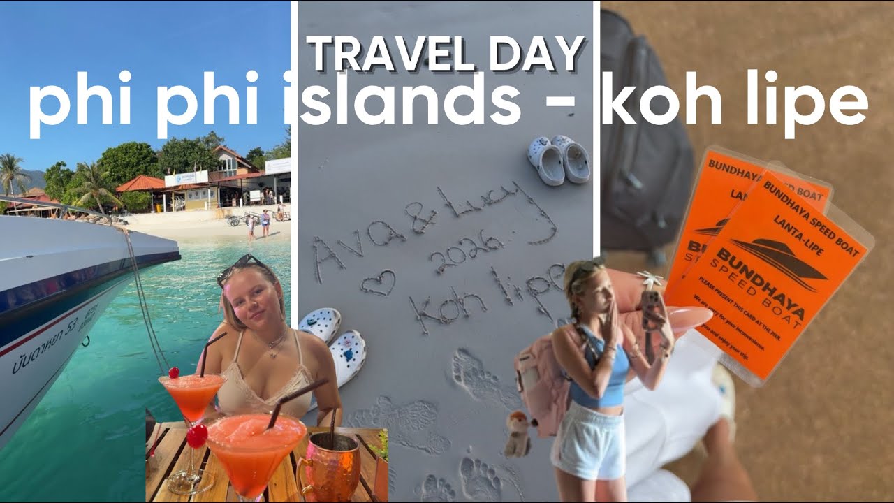 TRAVEL DAY⛴️ phi phi islands - koh lipe