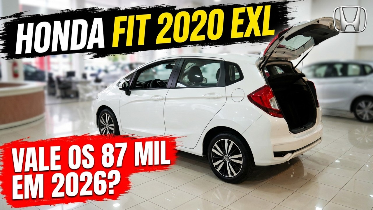 HONDA FIT 2020 EXL PREÇO E DETALHES