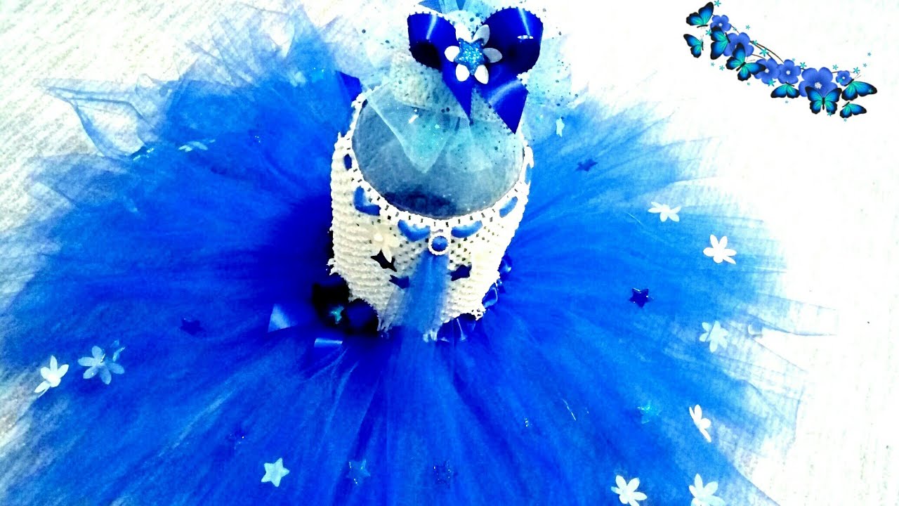 🌺Платье ТУ-ТУ для цветочной феи без шитья🌹❄/How to make Tutu Dress 🌹