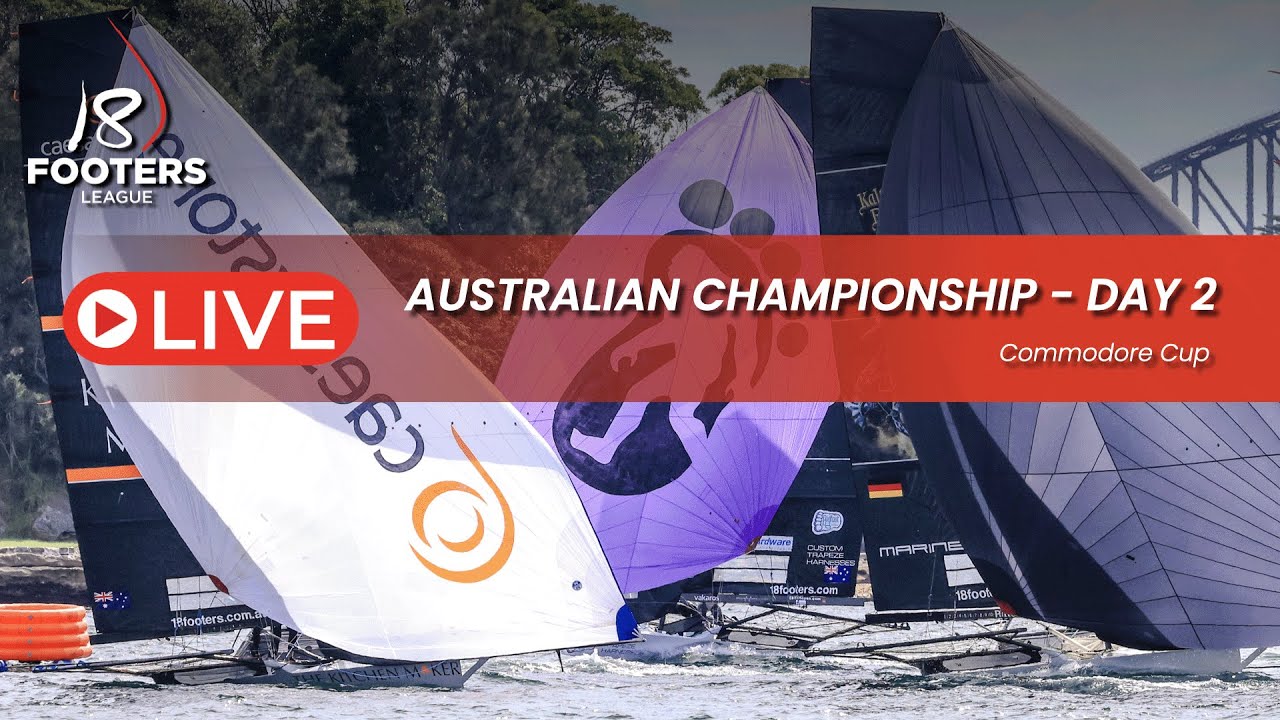 18ft SKIFFS -  Australian Championship Day 2
