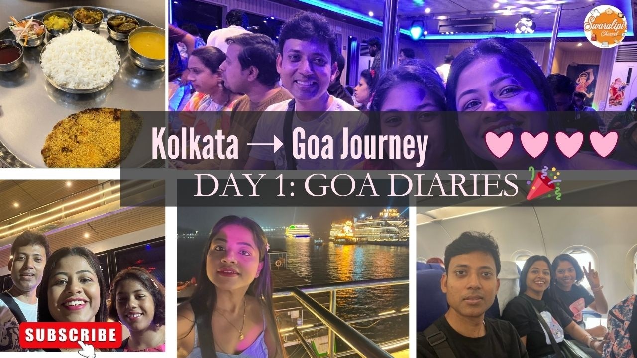 Day 1 Kolkata to Goa ✈️ | Epic Night Cruise Party & Fun | Travel Vlog 2026