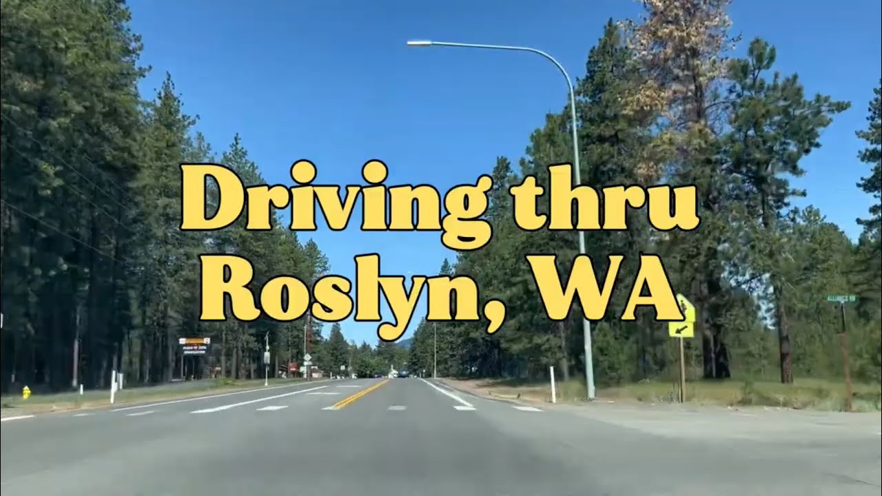 Driving thru Roslyn, Washington