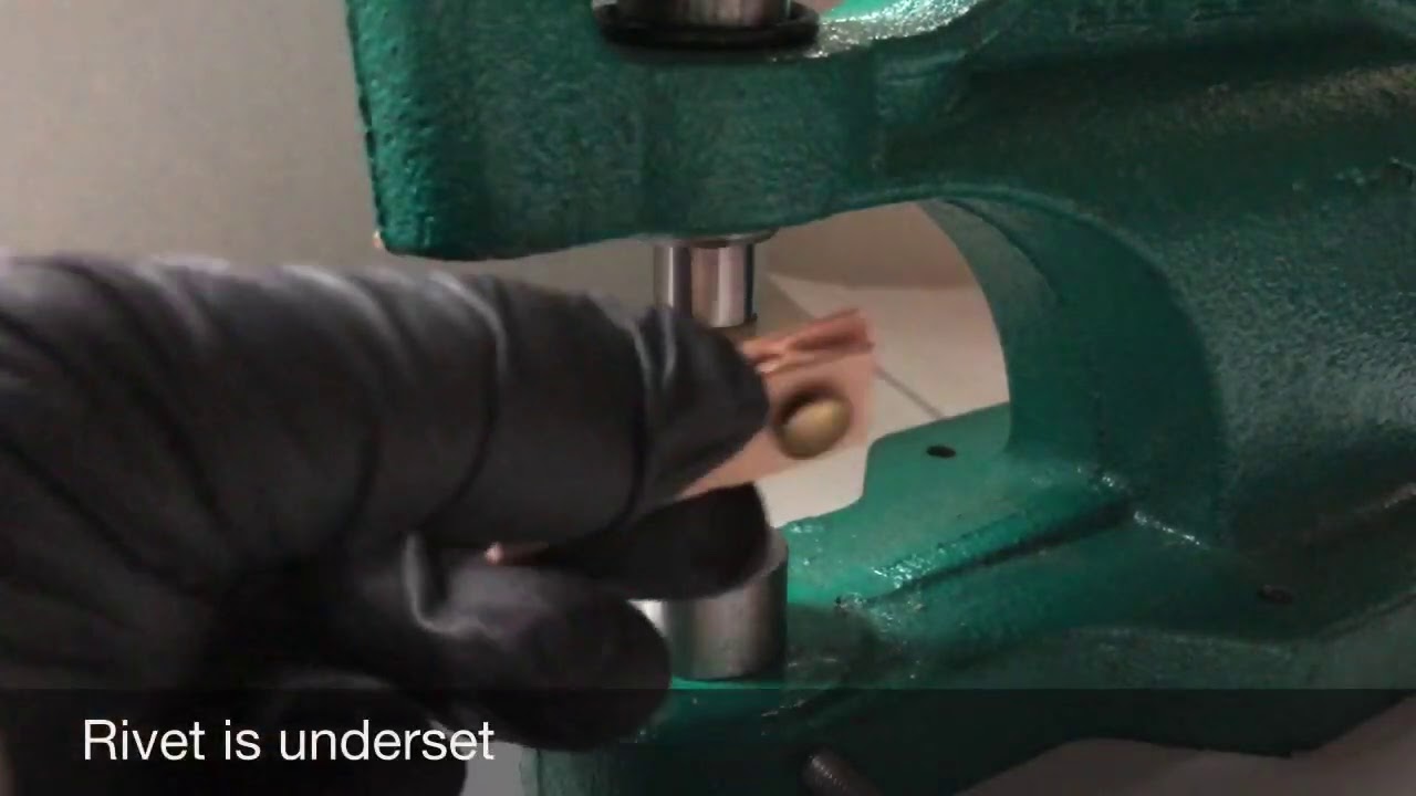 Setting rivets correctly - troubleshooting problems
