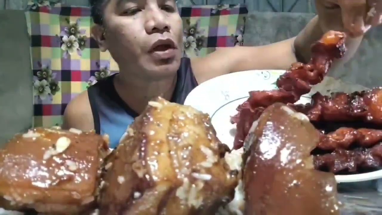 ADOBO LAYER NG BABOY PUTOK BATOK MUKBANG GRABE SUBRANG YUMMY WOW 