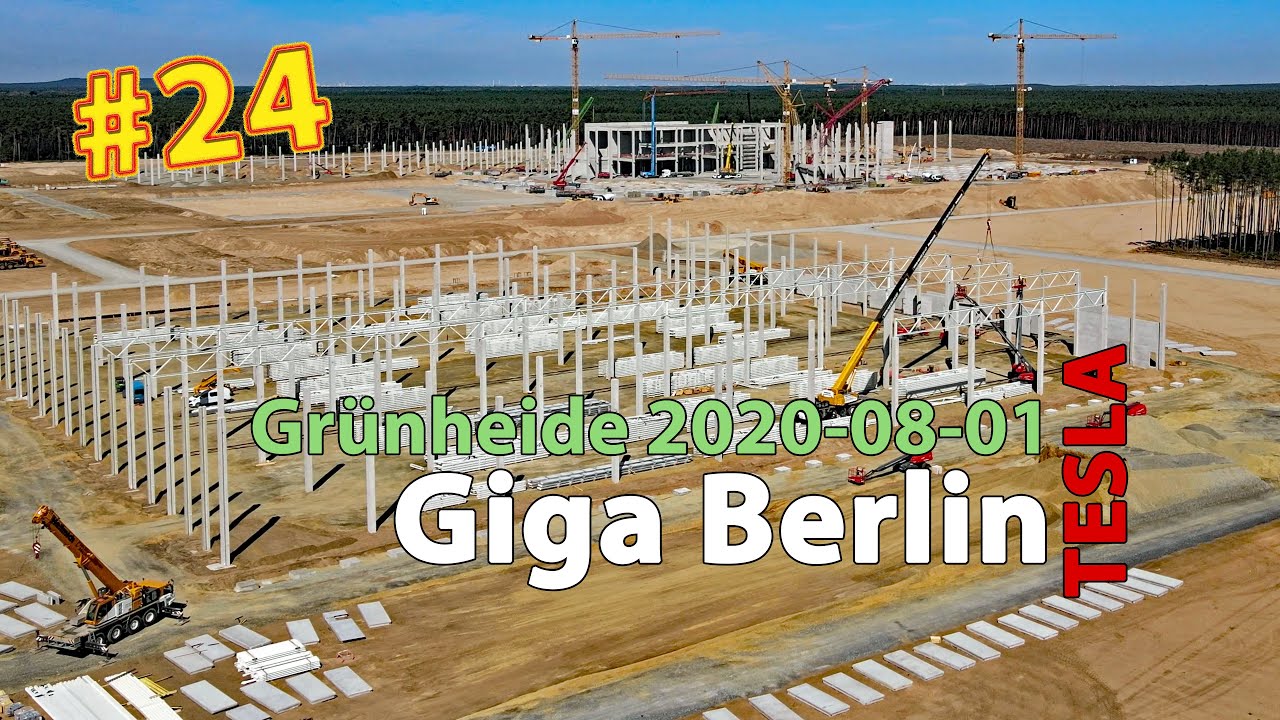 #24 Tesla Giga Berlin &bull; 2020-08-01 &bull; Gigafactory 4K