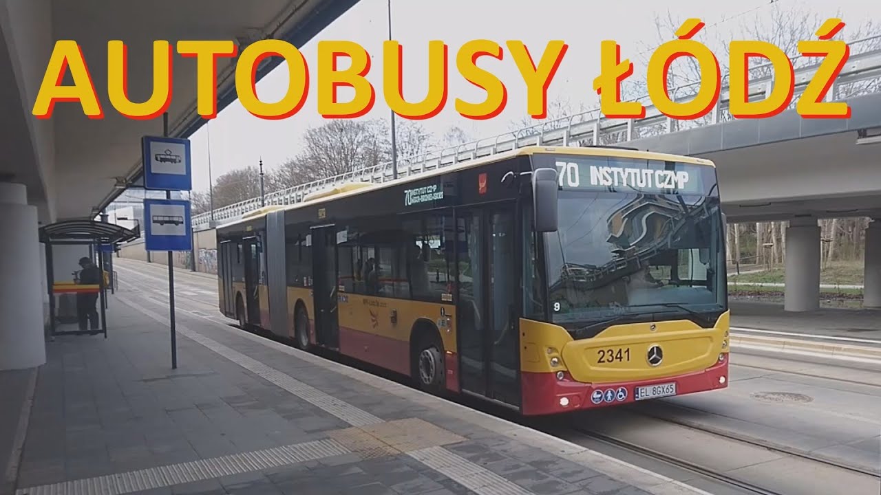 Najnowsze autobusy w mieście. Nowe Mercedesy Conecto w Łodzi./New buses in Lodz (Poland).