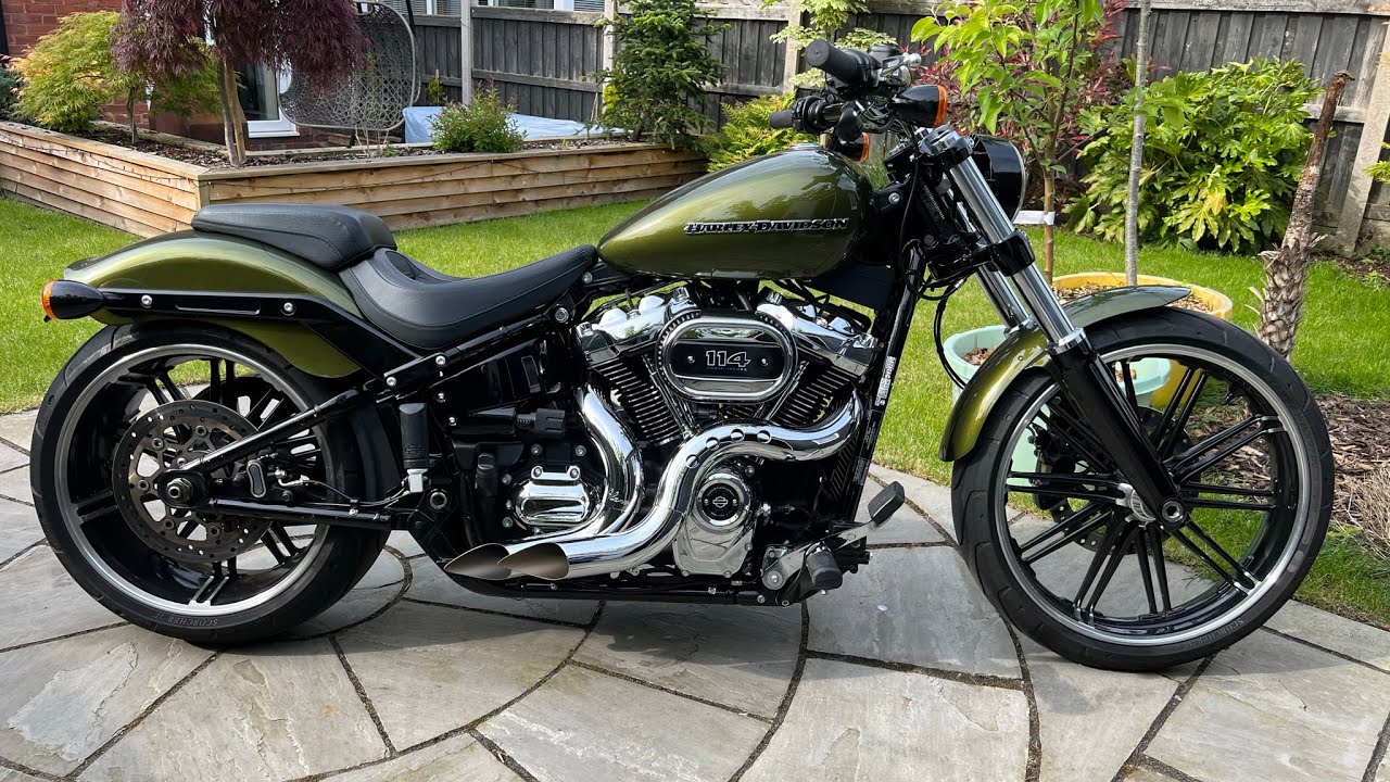 Harley Davidson Breakout 114 stage two S&S 475 cam Blow performance exhaust cold start
