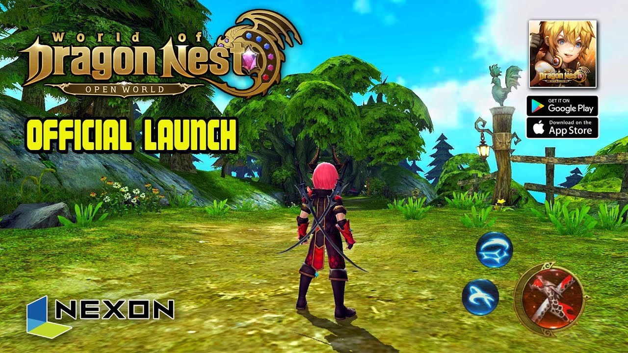 World of Dragon Nest (NEXON) - Official Launch Gameplay (Android/iOS)