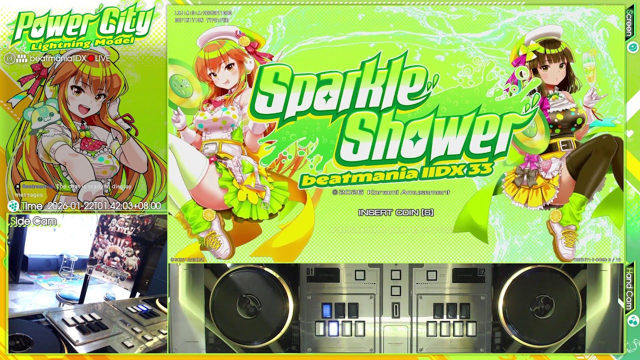 [POWER CITY] beatmania IIDX 33 Sparkle Shower LIGHTNING MODEL Live