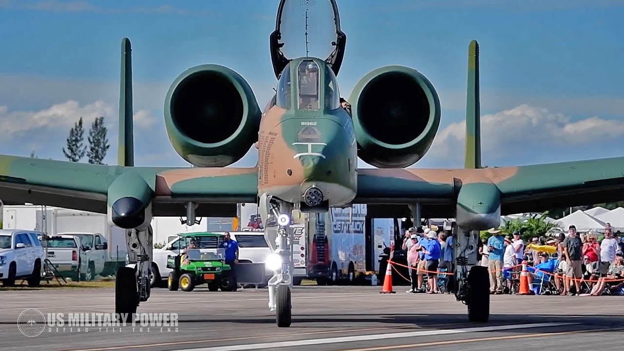A-10 Thunderbolt II in Action - Cockpit View (Stuart Air Show)