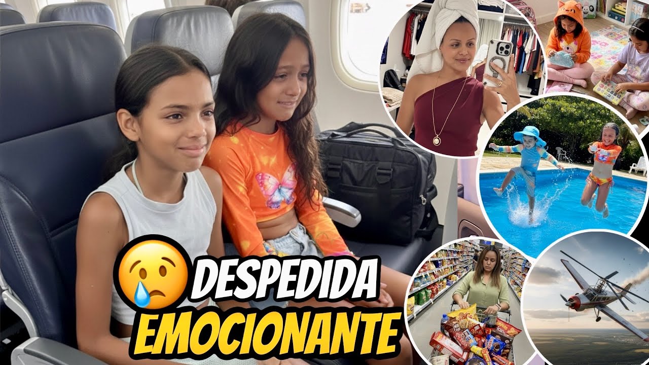 ROTINA real: As crianças choraram, O AVIÃO ERA MINÚSCULO! 😱  e a volta real para casa