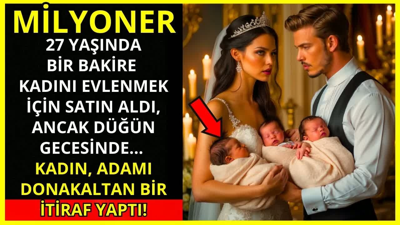 MİLYONER EVLENMEK İÇİN BAKİRE BİR KADIN SATIN ALDI, AMA GERDEK GECESİ DONUP KALDI...