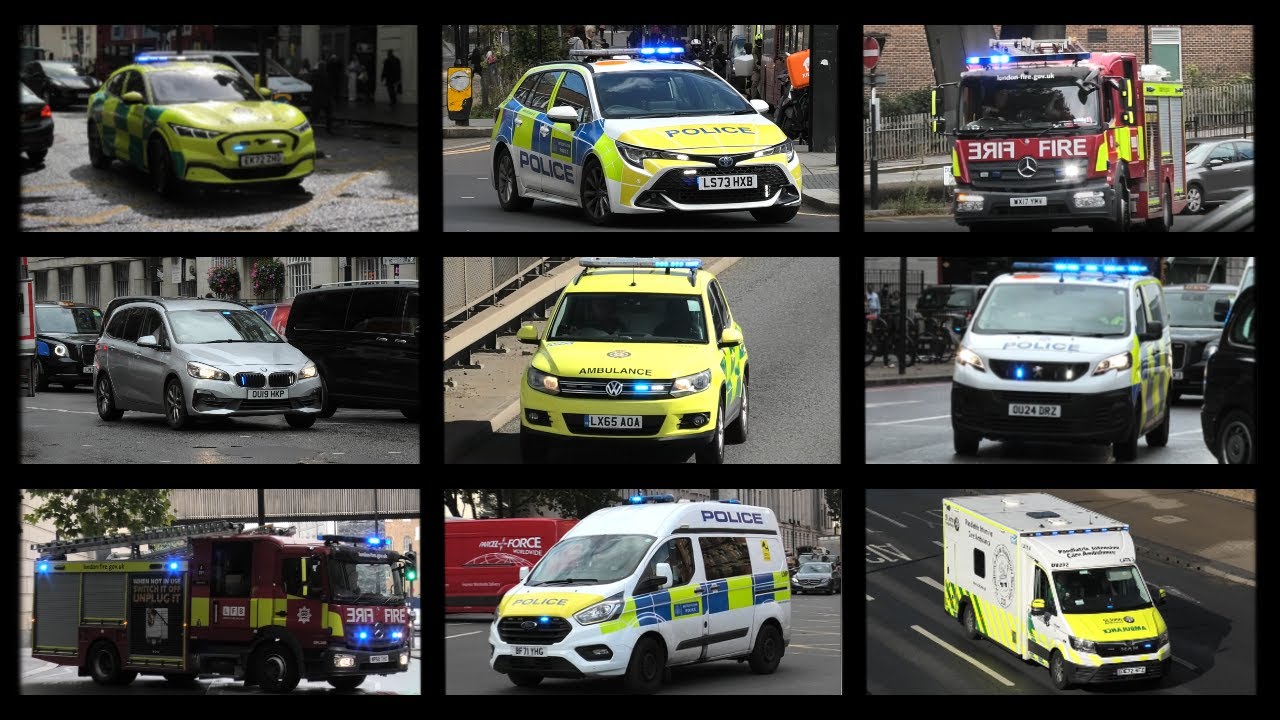 Emergency Vehicles Responding in London (September 2025)