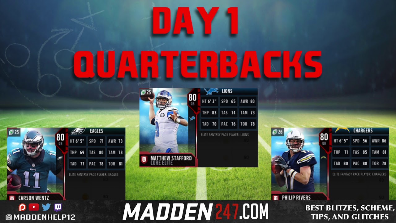 Madden 18 - Best Free Elite QB Day 1