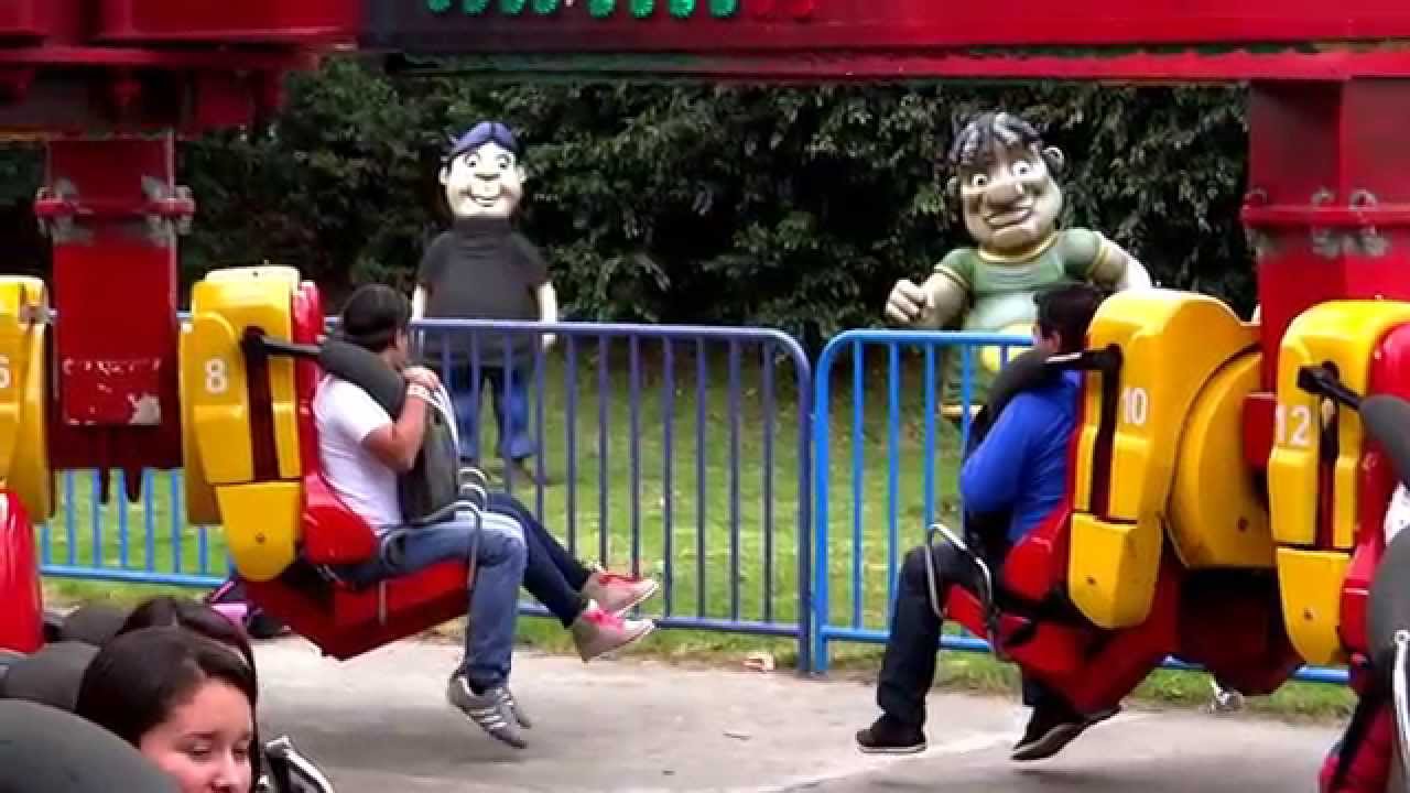 Ikaro en Mundo Aventura - vértigo completo en altura.