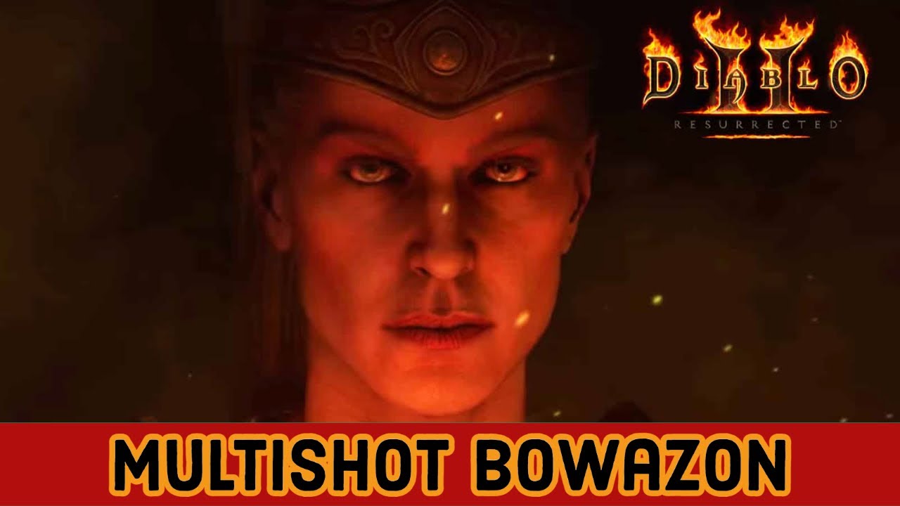 BOWAZON LEVELLING! Diablo 2 Resurrected (Multishot Bowazon)