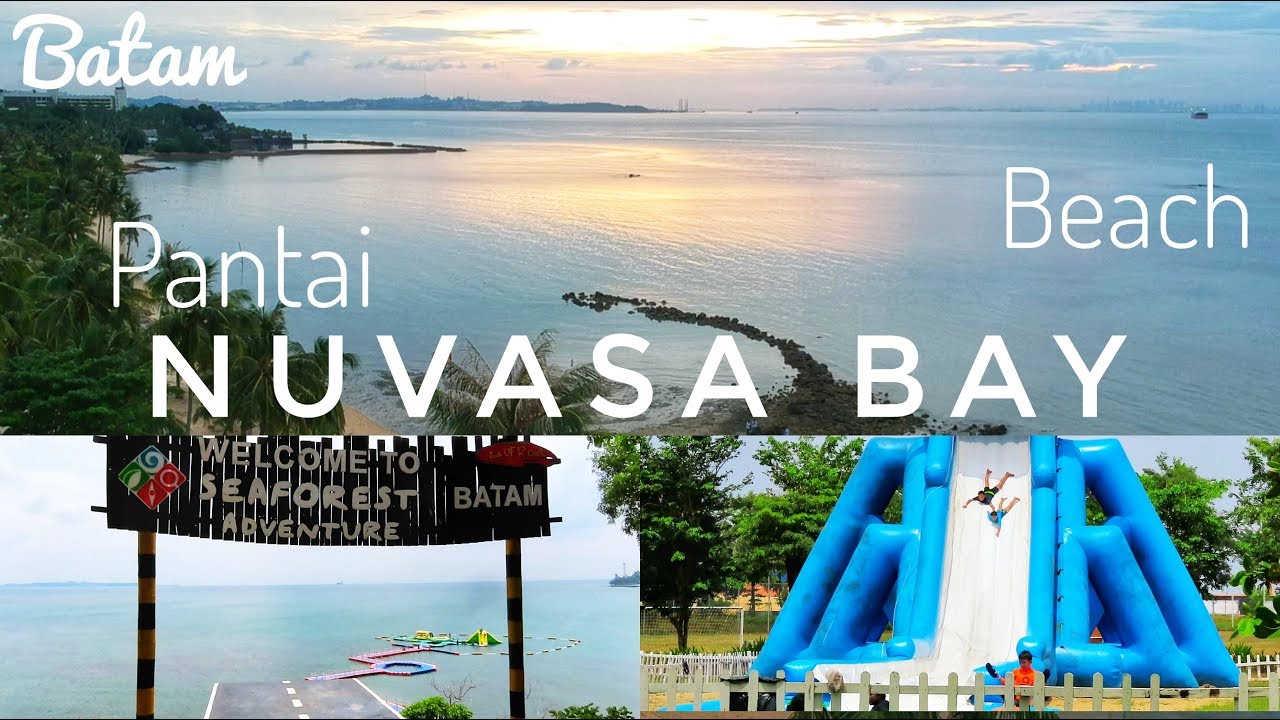 Pantai NUVASA BAY Sea Forest Adventure Batam Dari Ketinggian | Pantai Palm Spring | Wisata Batam