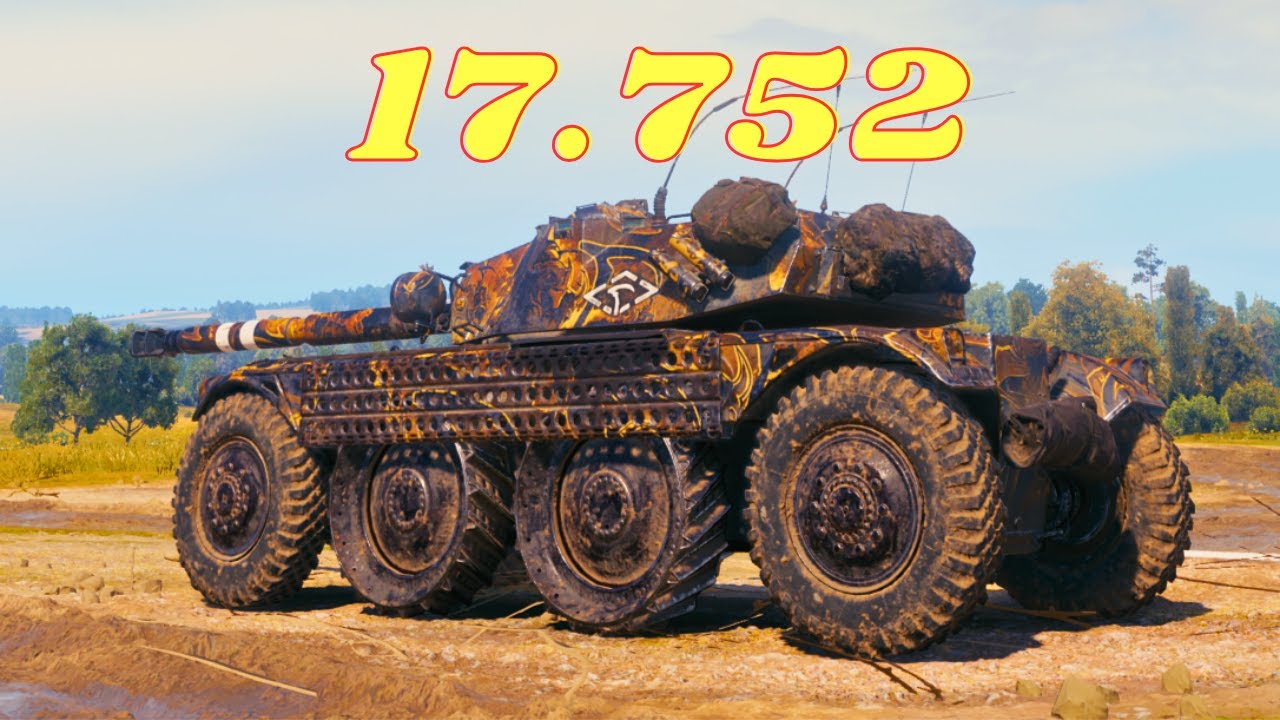 Panhard EBR 105  17.752 Spot Damage  World of Tanks ( Мир танков )