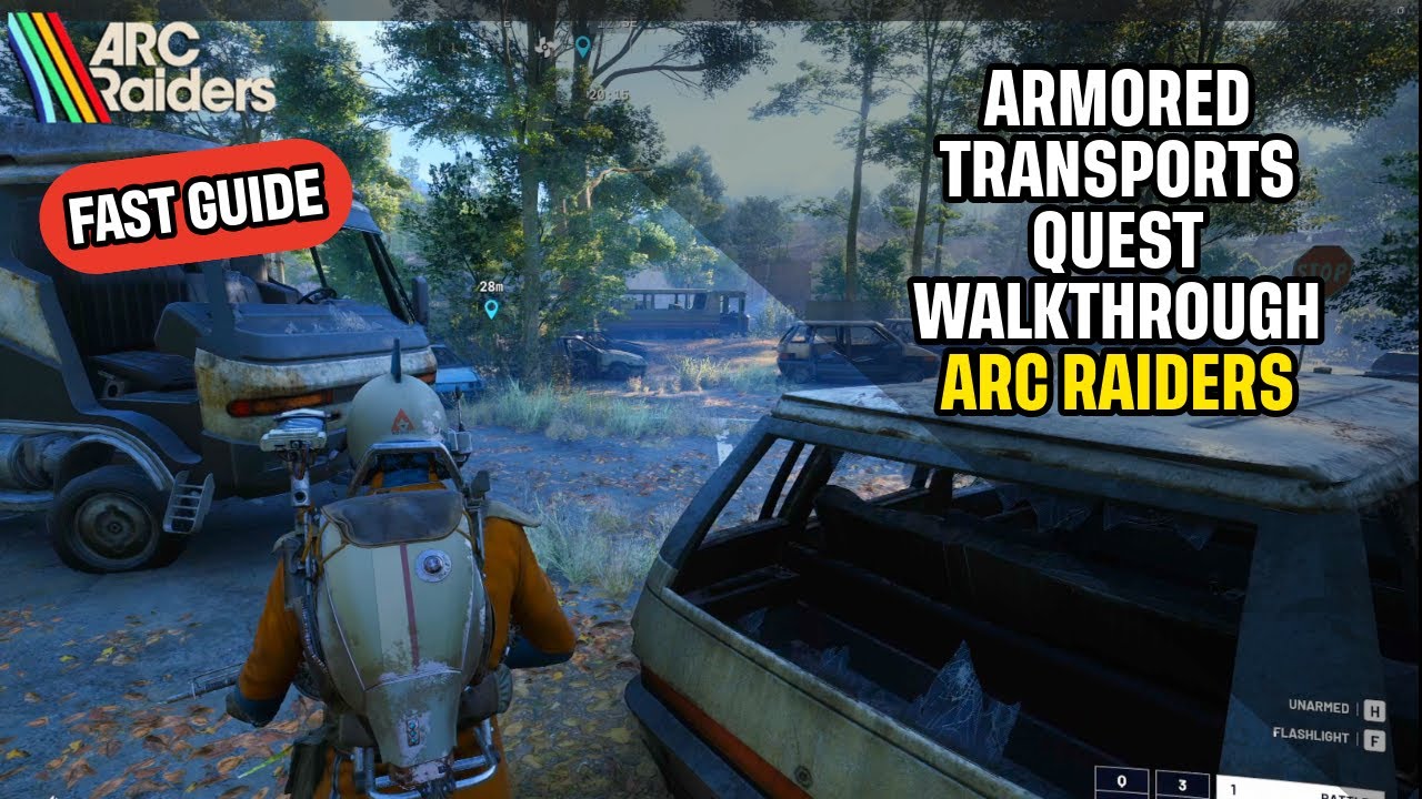 Краткое руководство по заданию Armored Transports от Arc Raiders