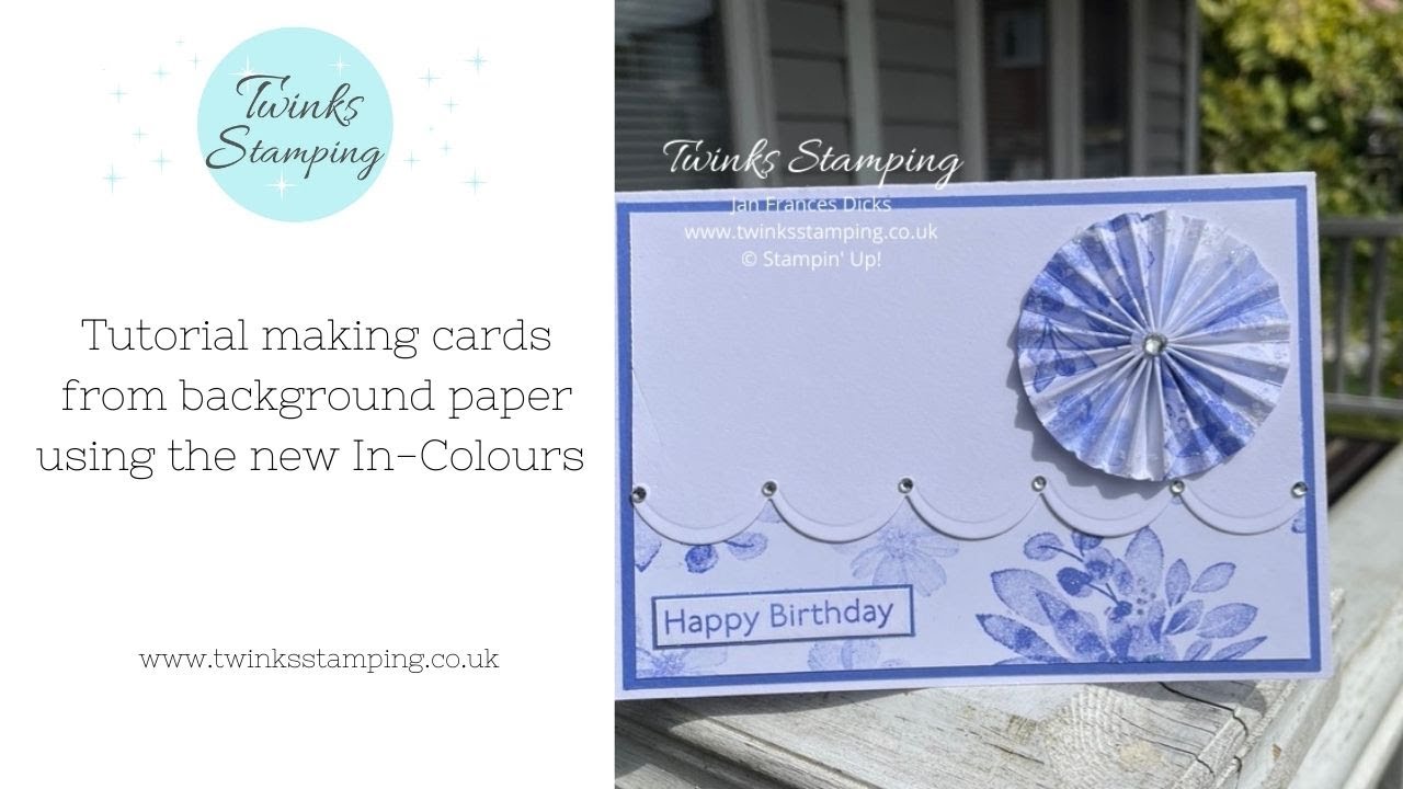 Tutorial using background paper