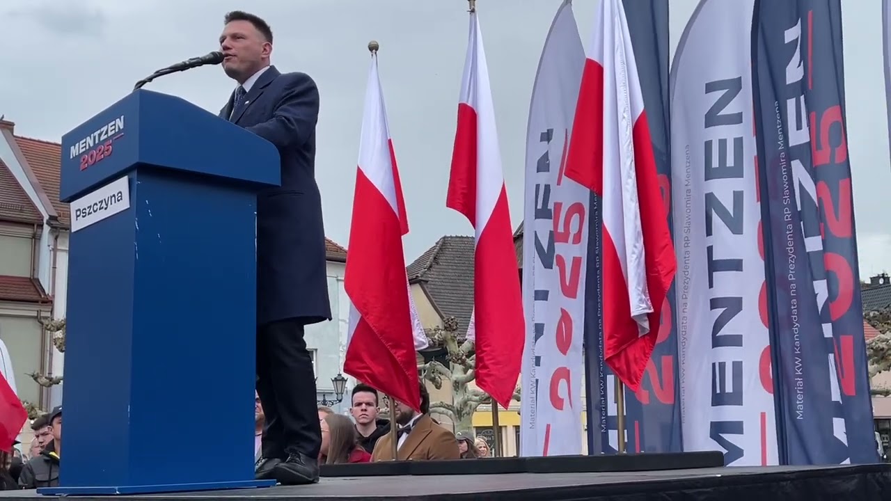 Sławomir Mentzen w Pszczynie - 15.05.2025