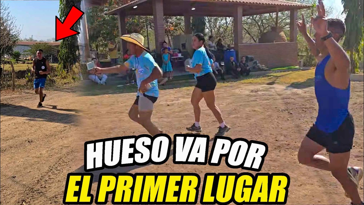 Hueso va por el primer lugar en esta gran maratón 4k.