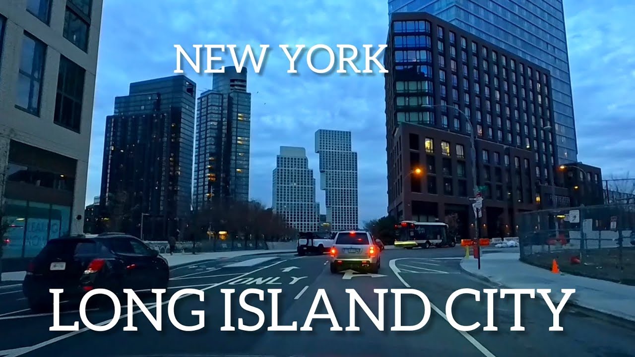 NYC DRIVING EVENING WILLIAMSBURG BROOKLYN NY TO QUEENS NY / LIC / SUNNYSIDE / ASTORIA  NOV 2025