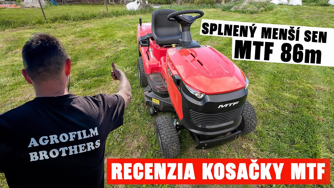 SPLNENÝ MENŠÍ SEN [ RECENZIA Traktorovej KOSAČKY MTF 86M = Môj prvý MALÝ TRAKTOR ]