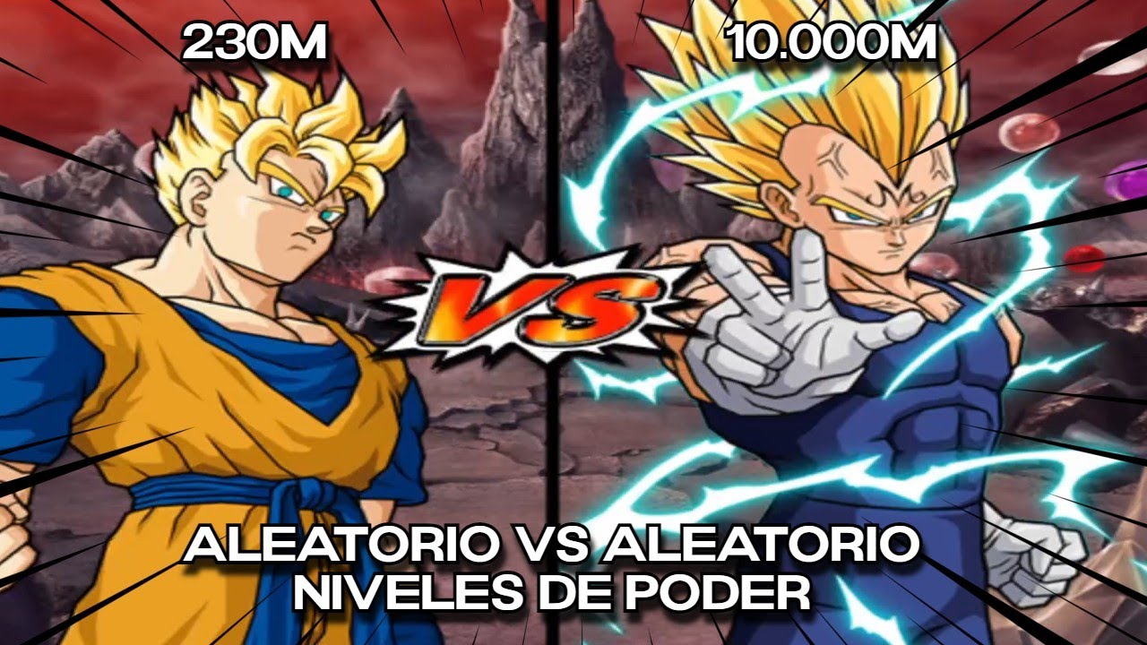 ALEATORIO VS ALEATORIO 🙀| NIVELES DE PODER - DRAGON BALL BUDOKAI TENKAICHI 3 MOD