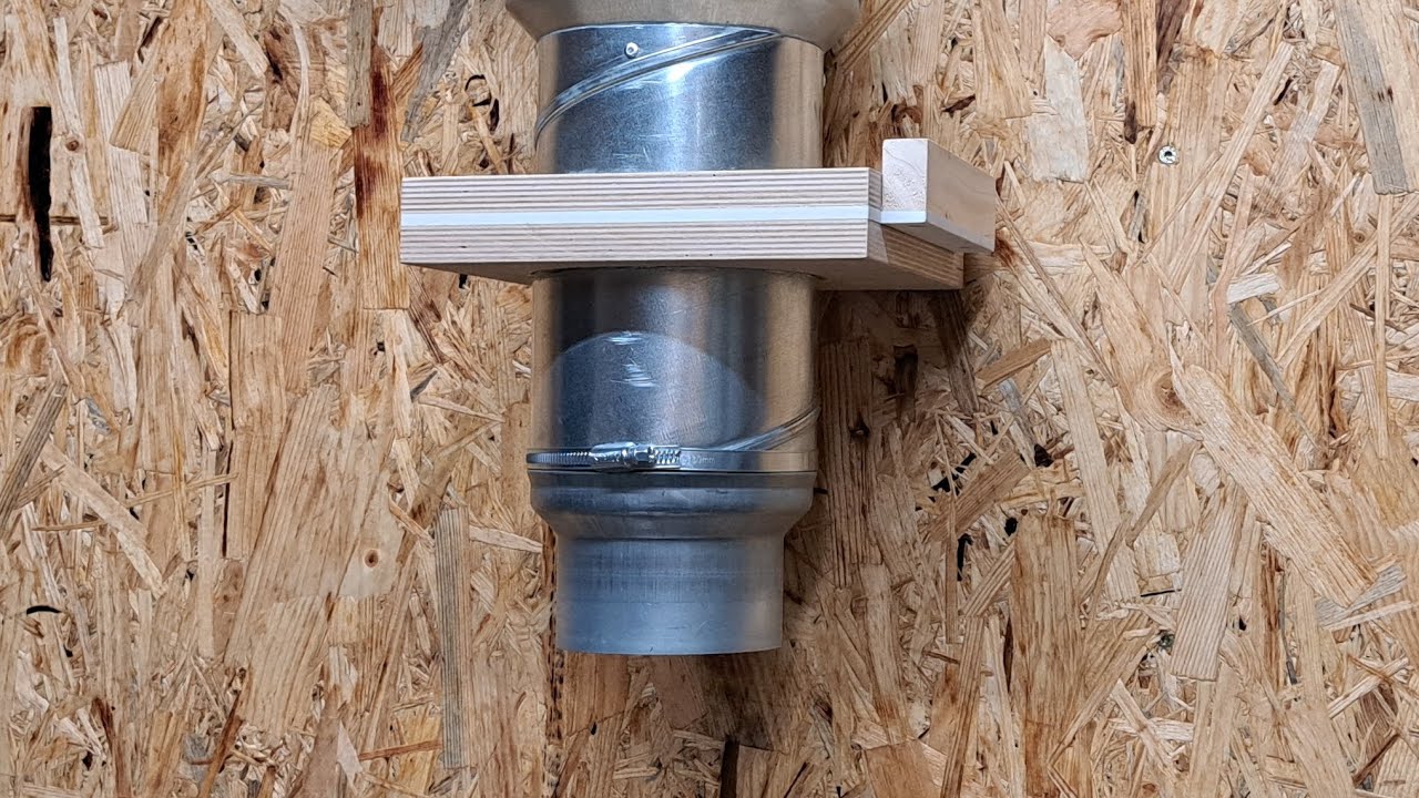 Budowa zasuw - Instalacja odciągu trocin w małej stolarnii-(construction of gate valves)