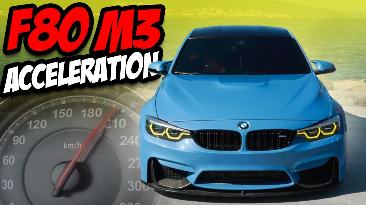 BMW F80 M3 Competition / 100-200 Km/h Autobahn Acceleration / Launch Control / Exhaust Sound