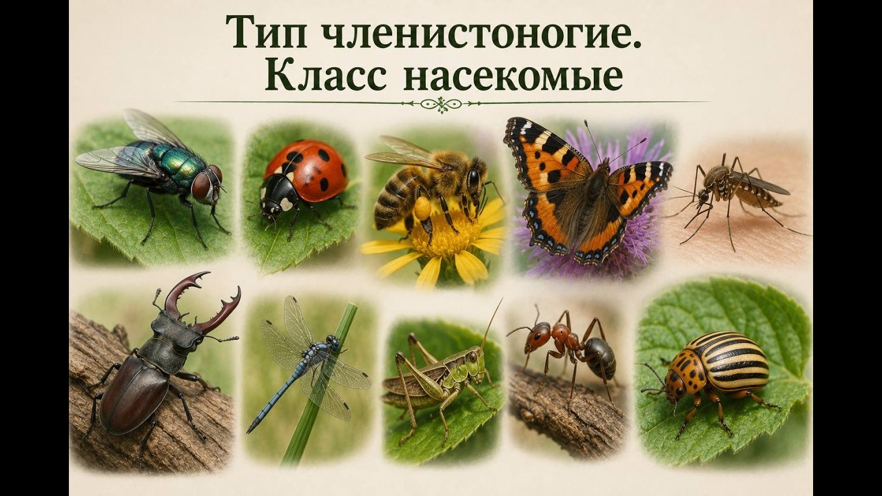 Класс насекомые. Часть 1