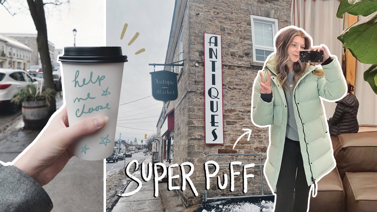 ARITZIA SUPER PUFF try on (help me pick one?!) + errands, brunch & donuts