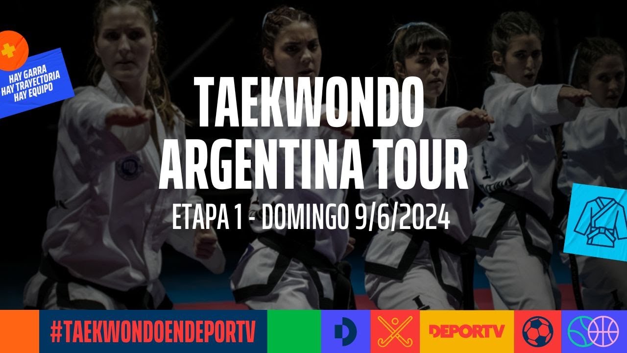 Argentina Taekwondo Tour | Región Bonaerense | ETAPA 1 | Domingo 9 de junio de 2024