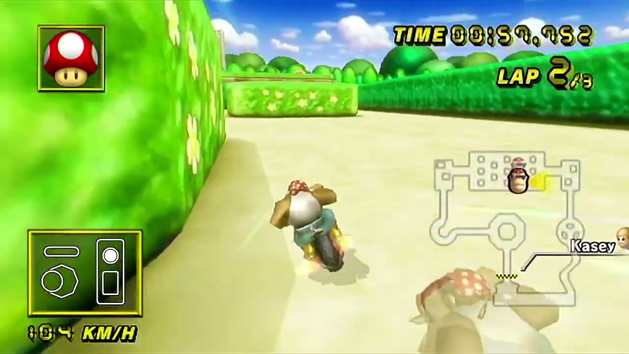 【MKW WR】 DS Peach Gardens - 1:58.915 - Kasey