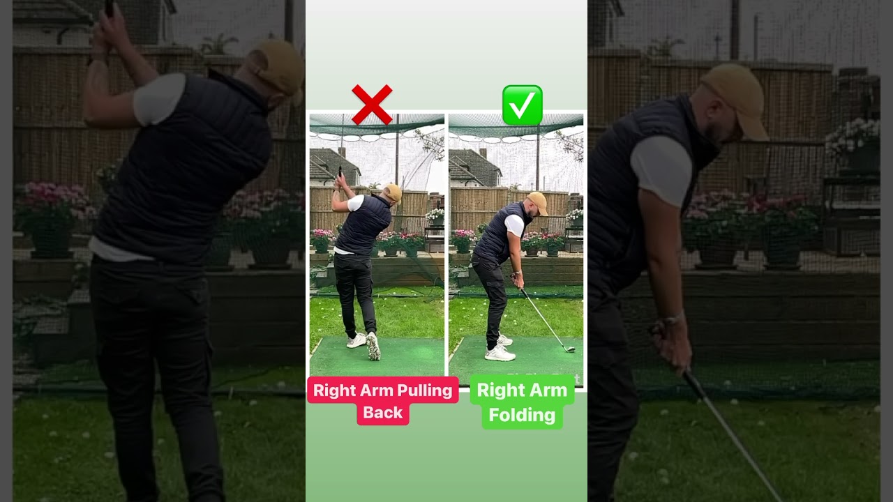Never Pull Your Right Arm Back In The Backswing!