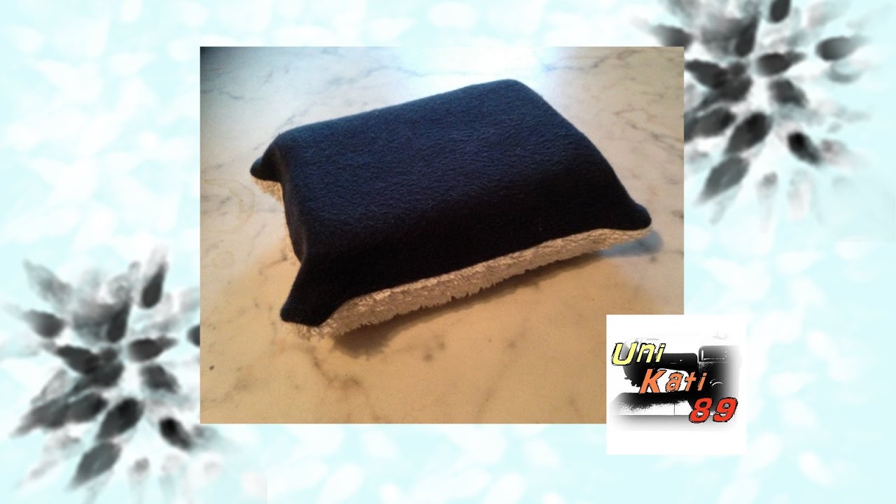 Schwamm n&auml;hen Autoschwamm Putzschwamm Anleitung Upcycling Handtuch Pullover #UniKati89