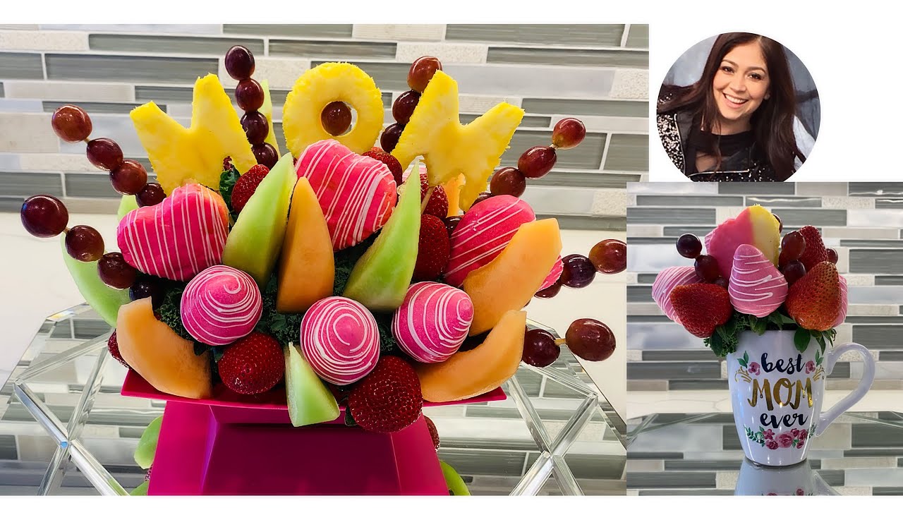 DIY COMO HACER ARREGLO DE FRUTA PARA EL DÍA DE LAS MADRES