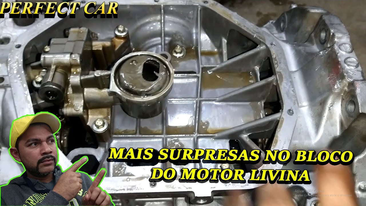 LIVINA 1.8 16V AQUECENDO, MAIS SURPRESAS APARECENDO NA DESMONTAGEM DO BLOCO DA LIVIA  5/11